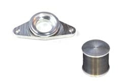 Torque Solution TiAL Blow Off Valve Adapter with Plug - 2002-2007 Subaru WRX / 2004-2021 STI