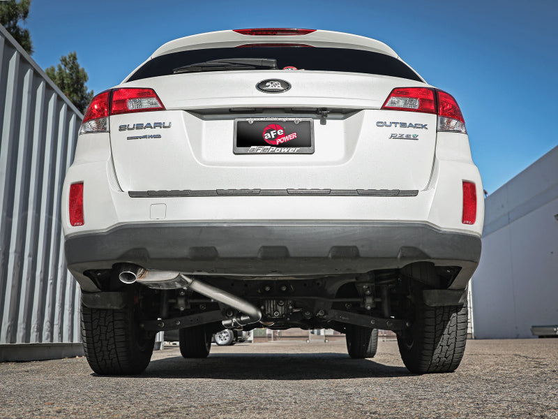 aFe Takeda 2.25 to 2.5in 304SS Cat-Back Exhaust 2.5L - 2010-2014 Subaru Outback