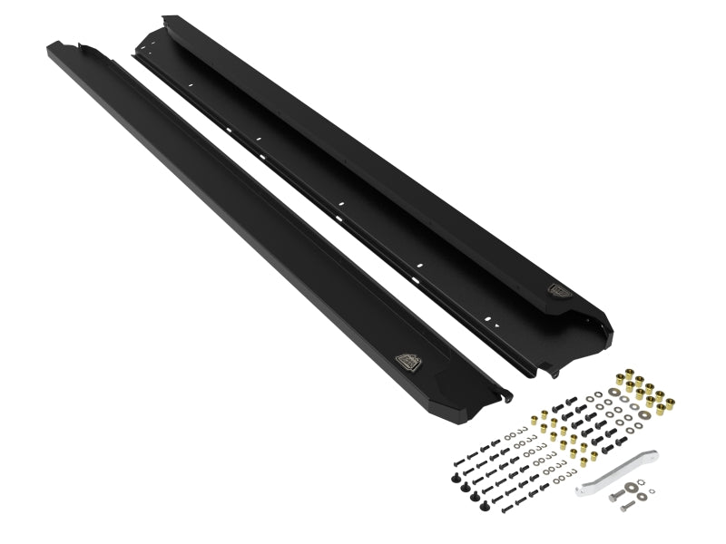 aFe H6 3.6L Terra Guard Trail Steps - Black - 2010-2014 Subaru Outback