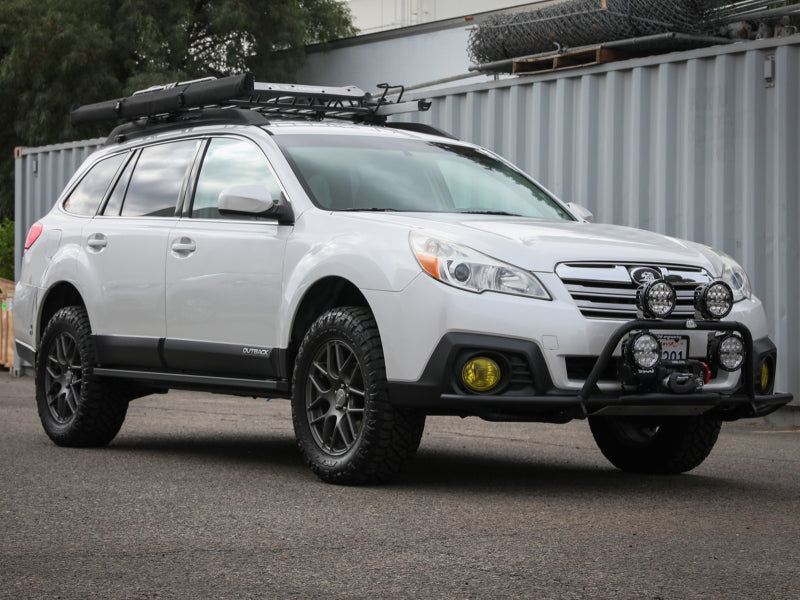 aFe H6 3.6L Terra Guard Trail Steps - Black - 2010-2014 Subaru Outback