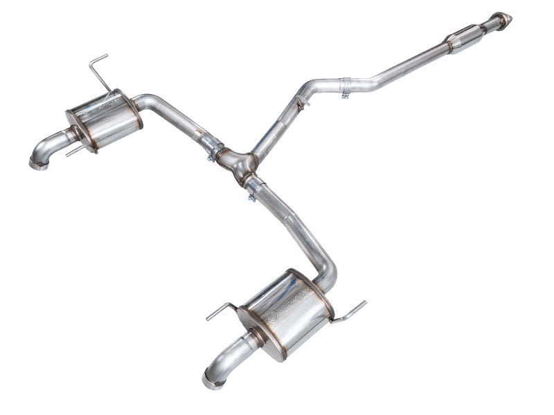 AWE Tuning 0FG Cat-Back Exhaust w/ Dual BashGuards - 2020-2025 Subaru Outback