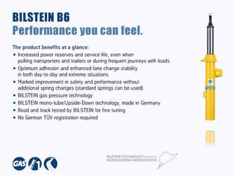 Bilstein B6 Rear Monotube Shock Absorber - 2015-2018 Subaru Outback