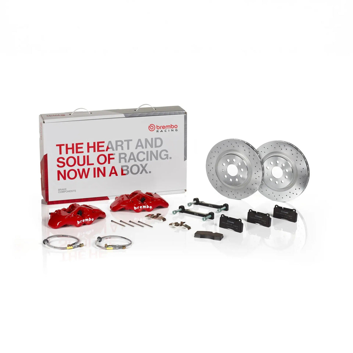 Brembo GT 4-Piston 326mm Drilled Front Big Brake Kit - 2015-2021 Subaru WRX