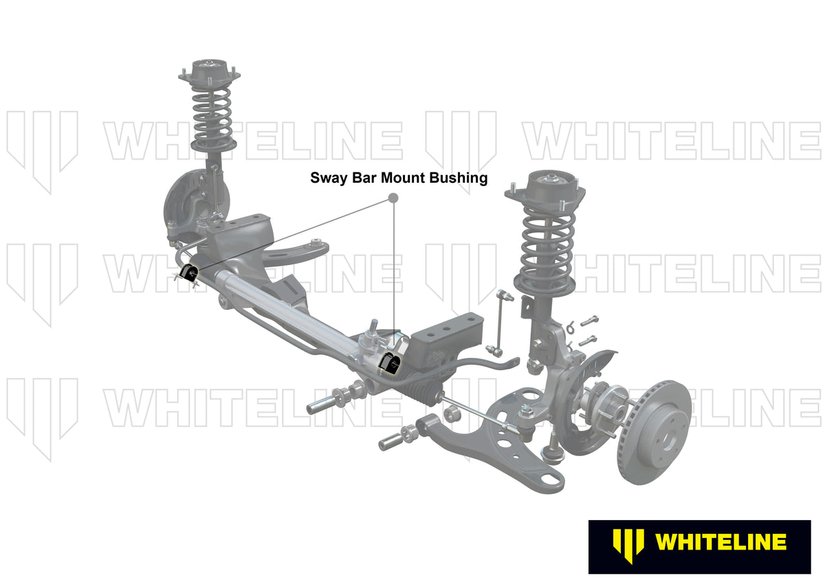 Whiteline 18 mm Front Sway Bar Bushing Kit - 2013+ Subaru BRZ - product image 2