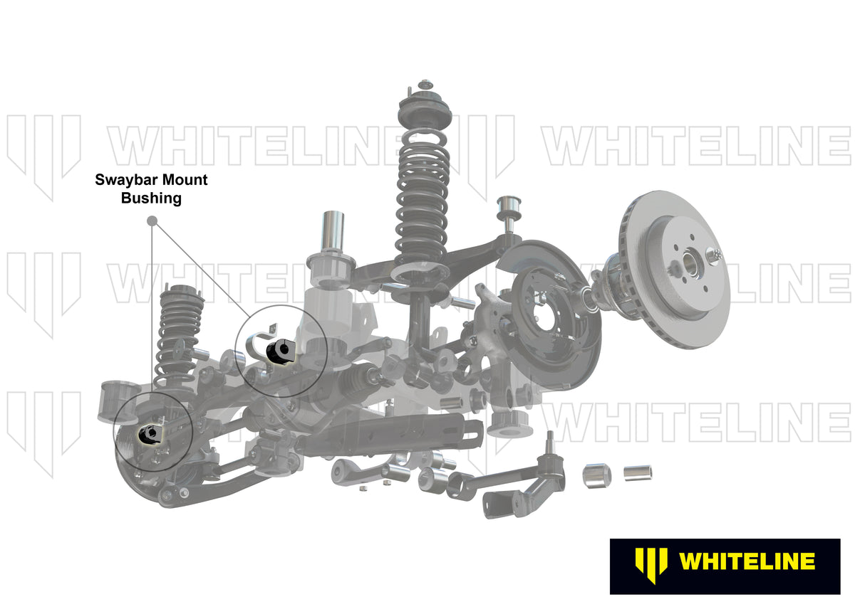 Whiteline 15 mm Rear Sway Bar Bushing Kit - 2002-2007 WRX / STI - product image 3