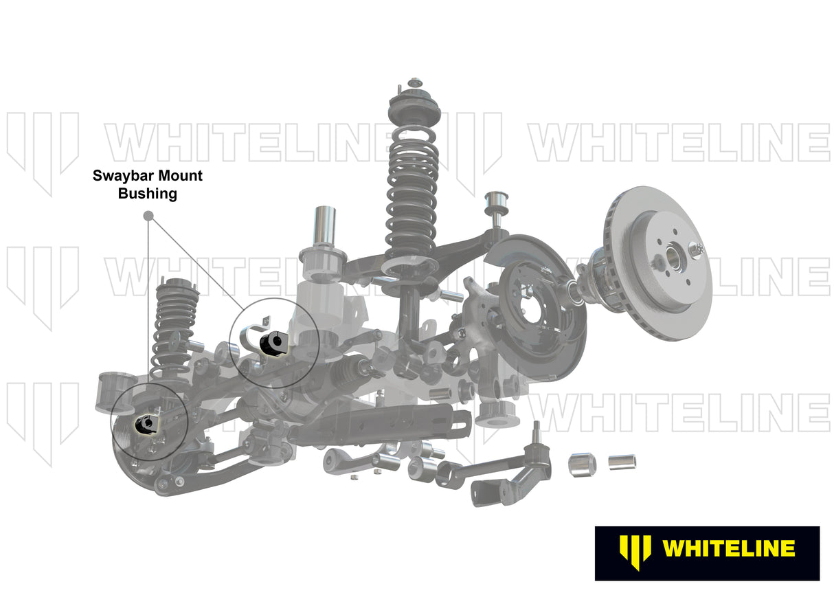 Whiteline 14 mm Rear Sway Bar Bushing Kit - 2013+ Subaru BRZ - product image 2