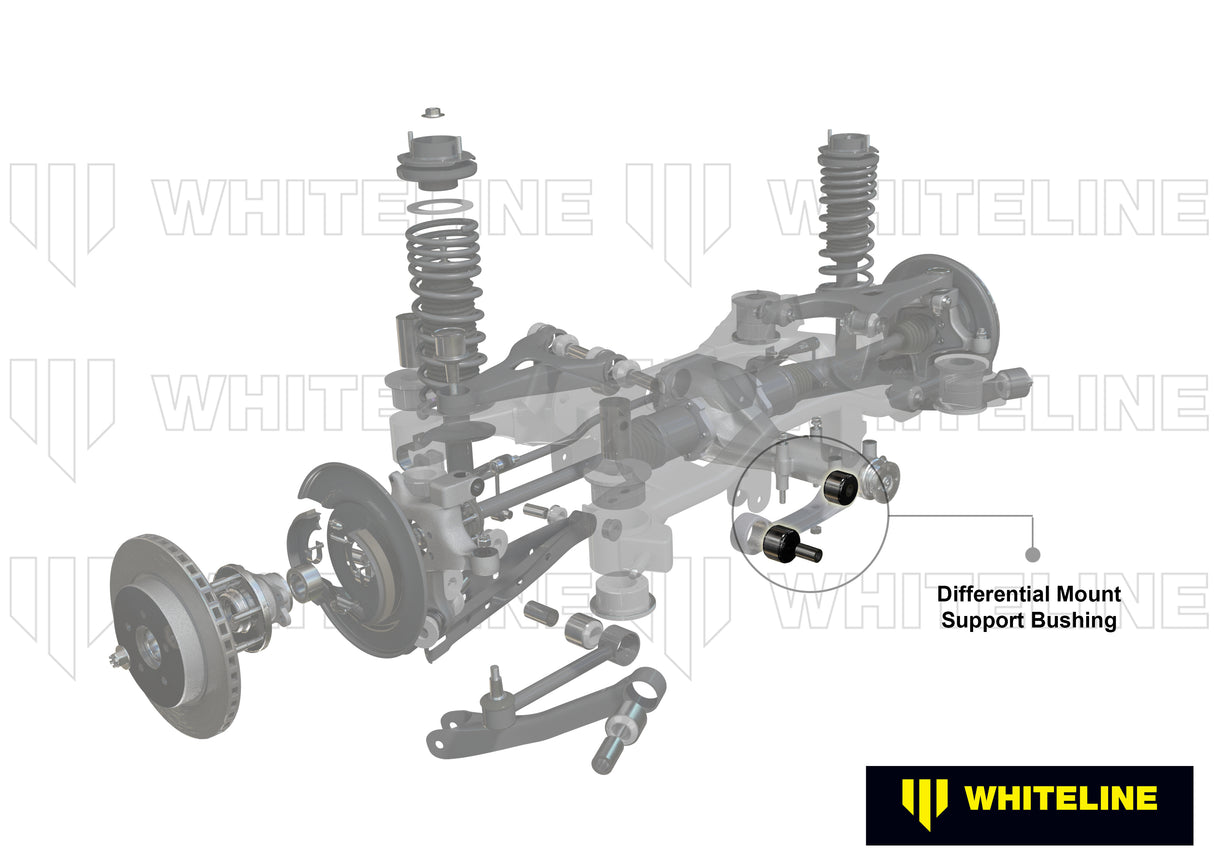 Whiteline Rear Differential Outrigger Bushing Kit - 2013+ Subaru BRZ - product image 2