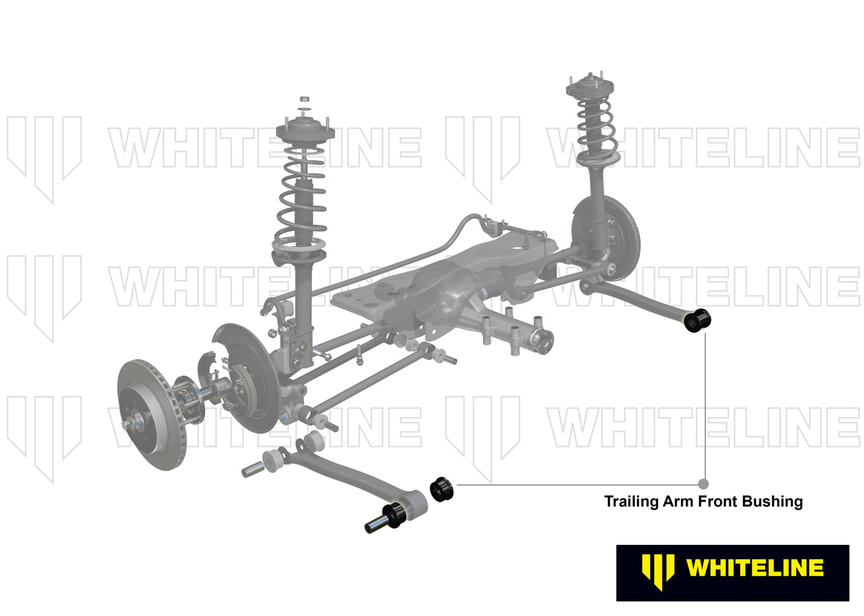 Whiteline W61381A Rear Trailing Arm Front Bushing Kit - Subaru - product image 2