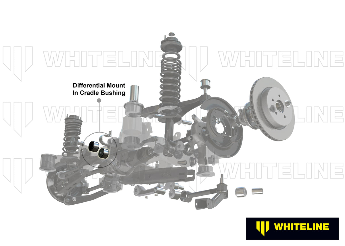 Whiteline Rear Differential Mount Bushing Inserts - Subaru - product image 2
