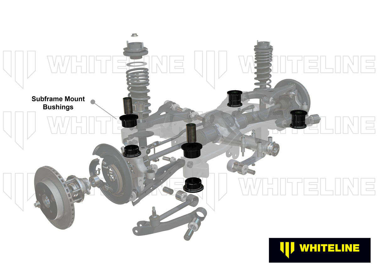 Whiteline Positive Traction Rear Subframe Bushing Kit - Subaru - product image 2