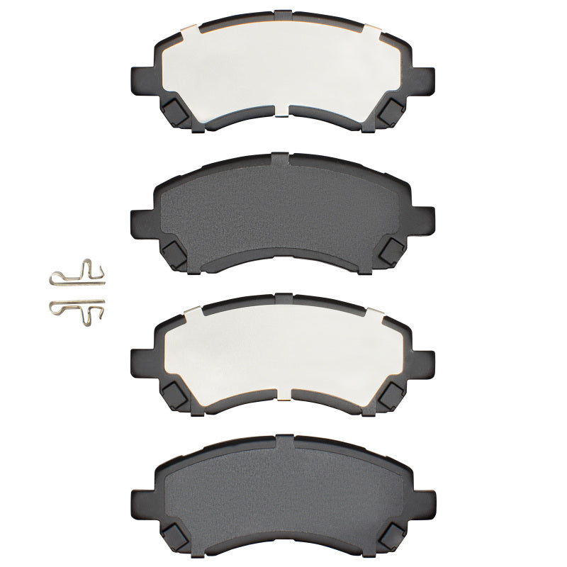 DFC Front 5000 Advanced Ceramic Brake Pads and Hardware Kit - 1997-2001 Subaru Impreza