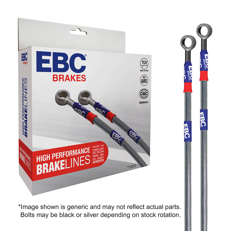 EBC 2.2L Stainless Steel Brake Line Kit - 2000-2002 Subaru Legacy