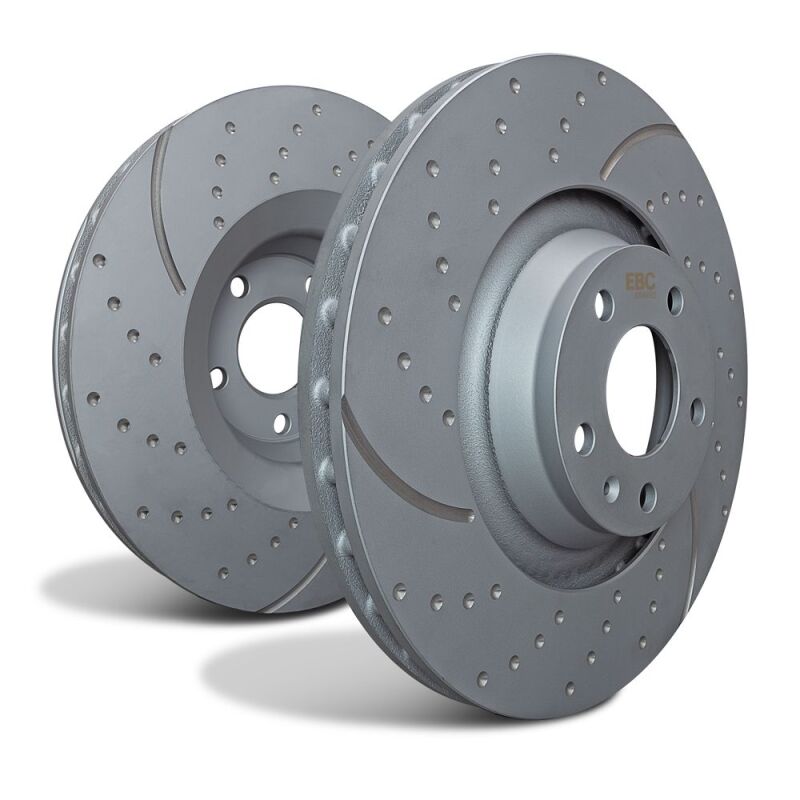 EBC 1.8 (2WD) (13in Wheels) GD Sport Front Rotors - 1993-1996 Subaru Impreza