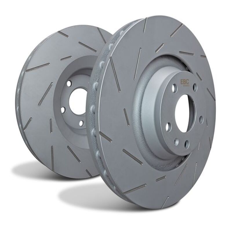 EBC Turbo USR Slotted Rear Rotors - 2003-2004 Subaru Impreza