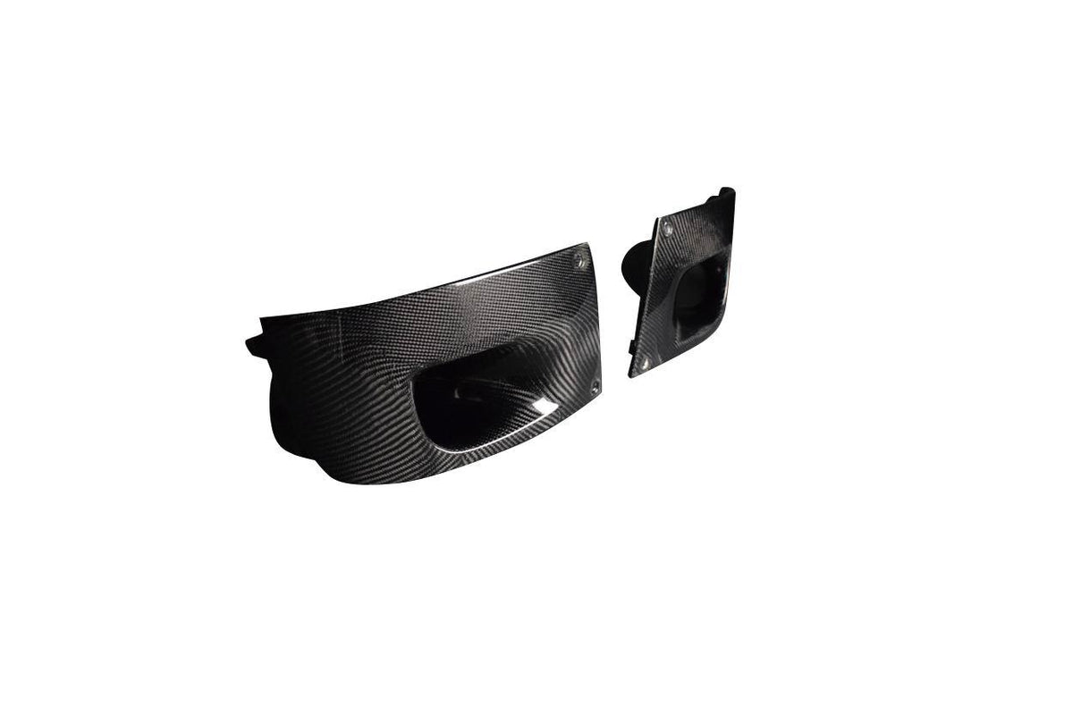 Extreme Dimensions Carbon Creations Air Raider Front Bumper Air Vent Duct - 2 Pieces - 2011-2014 WRX STI