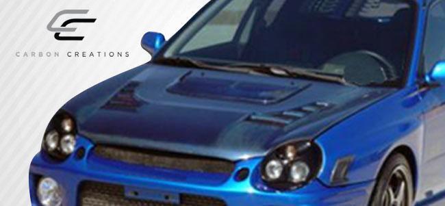 Extreme Dimensions Carbon Creations C-1 Hood - 1 Piece - 2002-2003 WRX