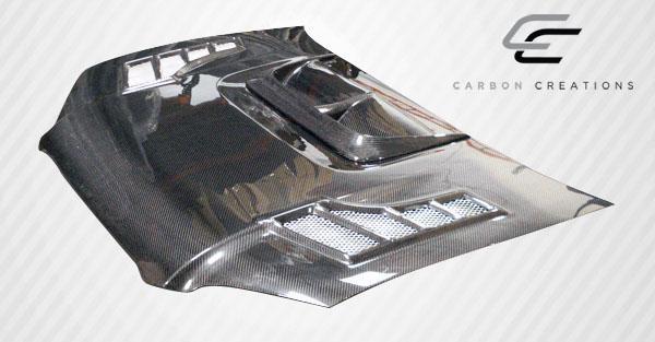 Extreme Dimensions Carbon Creations C-1 Hood - 1 Piece - 2004-2005 WRX STI