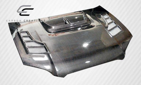 Extreme Dimensions Carbon Creations C-1 Hood - 1 Piece - 2004-2005 WRX STI