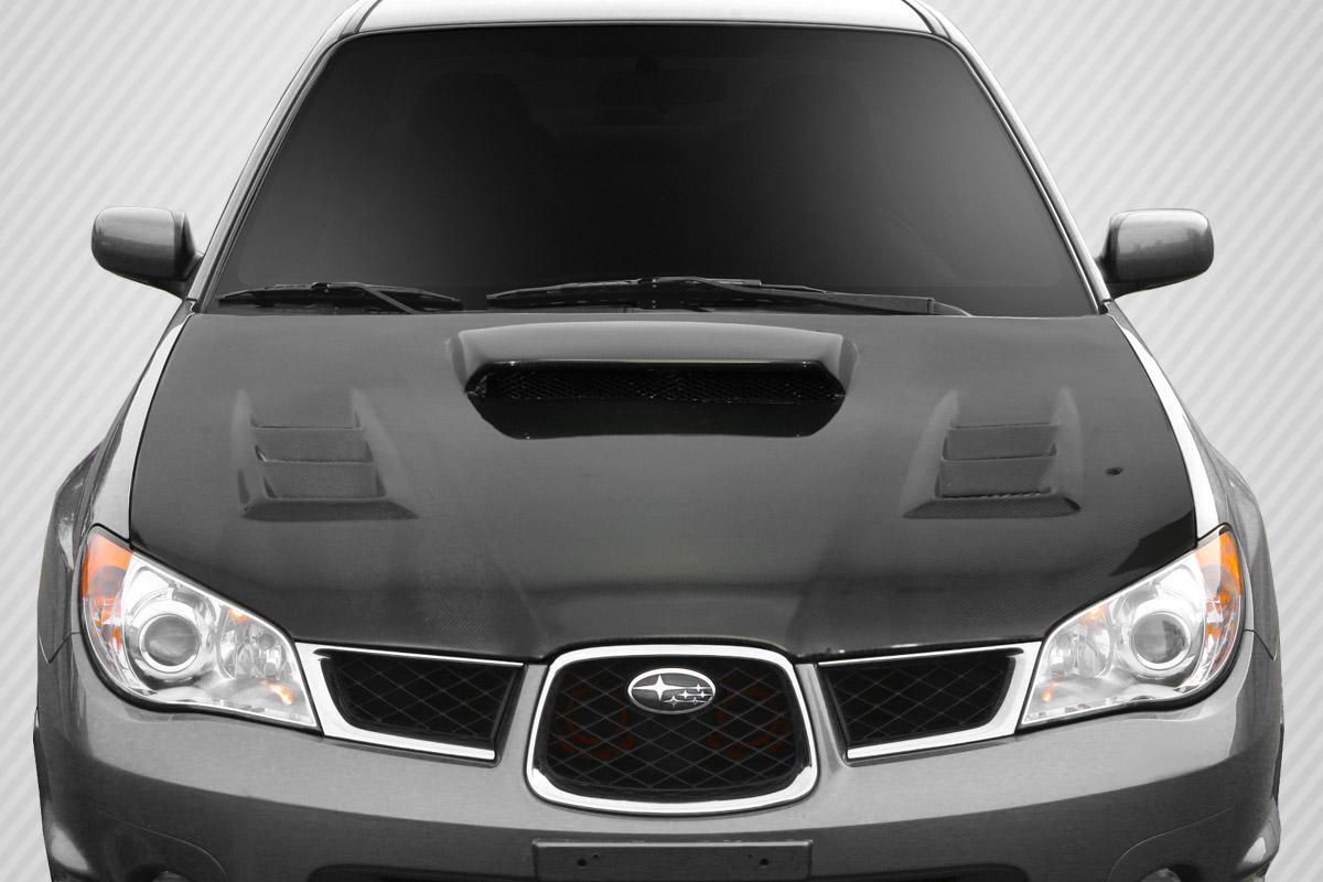 Extreme Dimensions Carbon Creations DriTech C-1 Hood - 1 Piece - 2006-2007 WRX STI