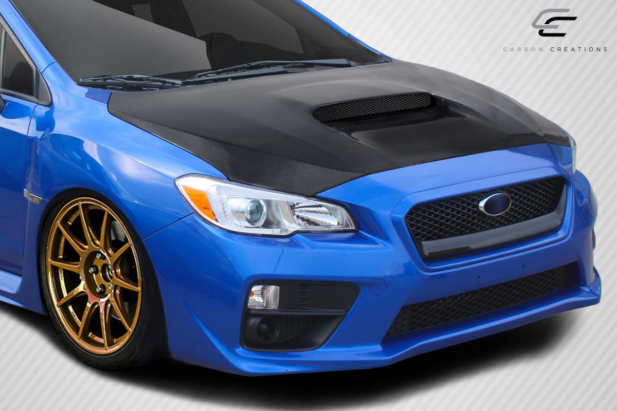 Extreme Dimensions Carbon Creations Dritech OEM Look Hood - 1 Piece - 2015-2021 WRX