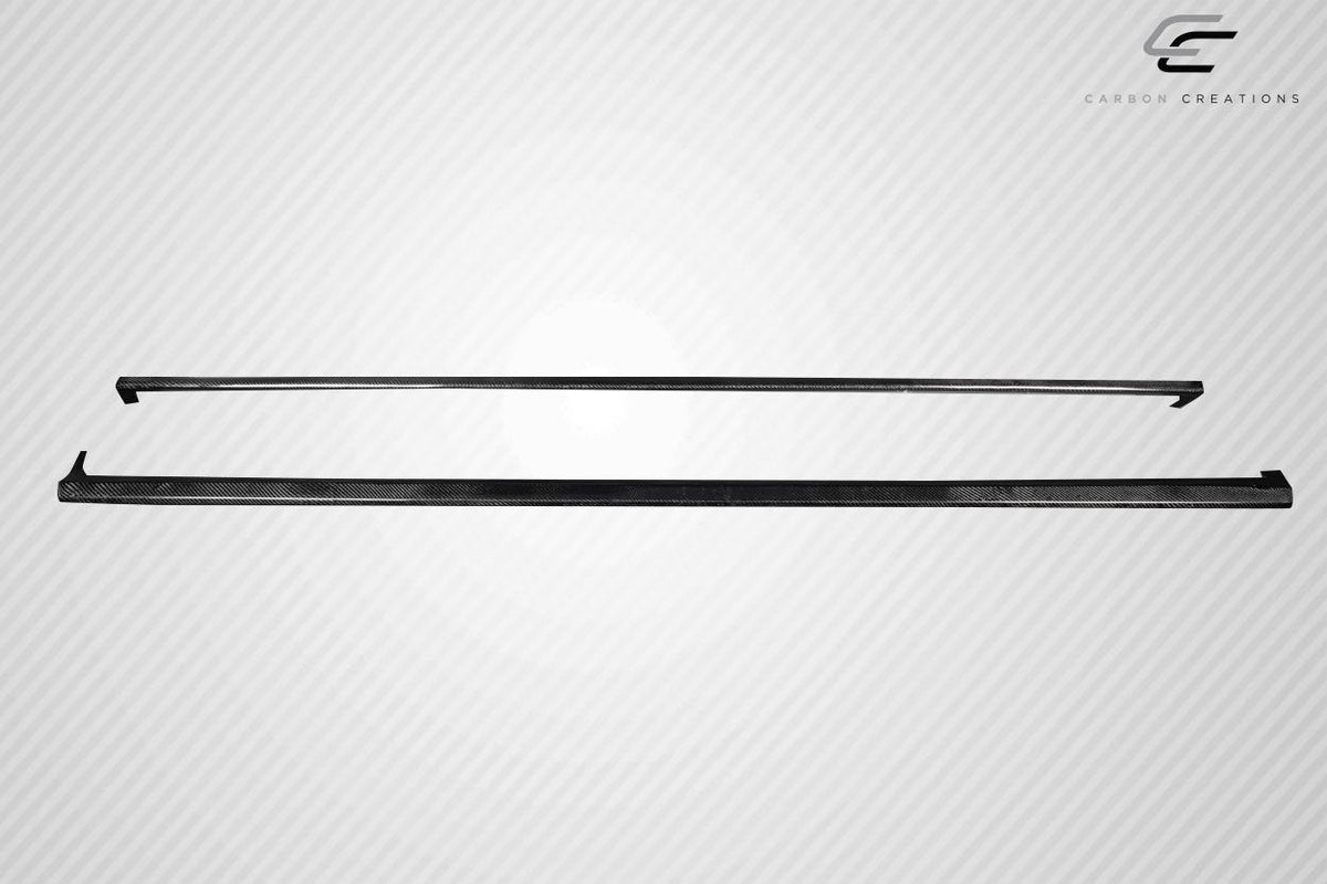 Extreme Dimensions Carbon Creations Ghost Side Skirt Rocker Panel Splitters - 2 Pieces - 2008-2010 WRX