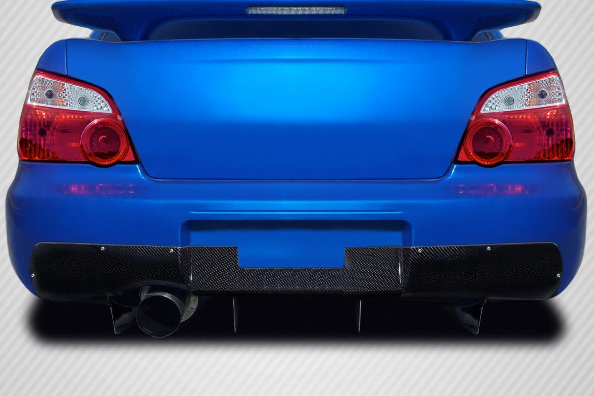 Extreme Dimensions Carbon Creations MTS Rear Diffuser - 3 Piece - 2002-2007 WRX STI