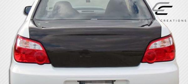 Extreme Dimensions Carbon Creations OEM Look Trunk - 1 Piece - 2002-2007 WRX STI