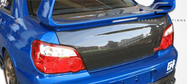 Extreme Dimensions Carbon Creations OEM Look Trunk - 1 Piece - 2002-2007 WRX STI