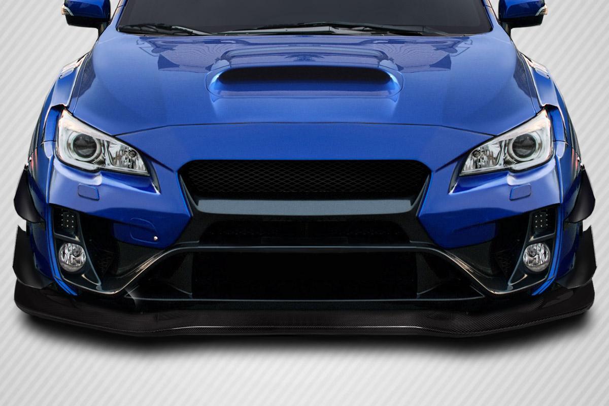 Extreme Dimensions Carbon Creations VRS Wide Body Front Lip Under Spoiler - 1 Piece ( fits VRS bumper only ) - 2015-2021 WRX STI