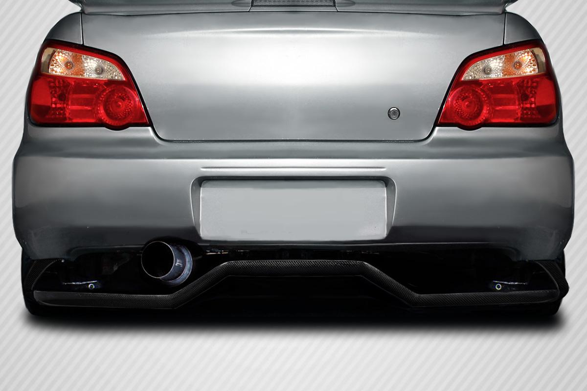 Extreme Dimensions Carbon Creations VTX Rear Diffuser - 1 Piece - 2002-2007 WRX STI