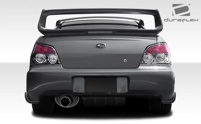 Extreme Dimensions Duraflex C-Speed 2 Rear Add Ons Spat Bumper Extensions - 2 Piece - 2004-2007 WRX STI