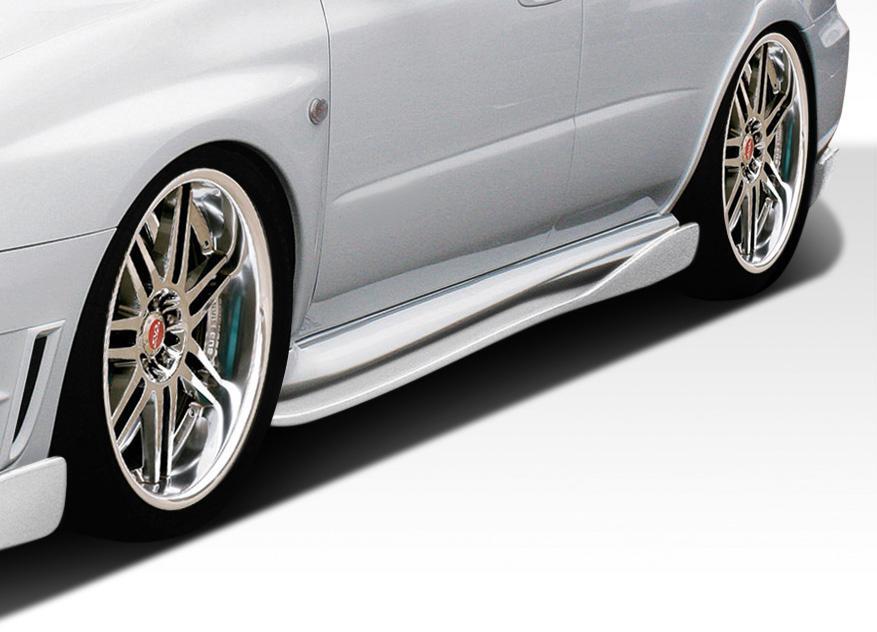 Extreme Dimensions Duraflex C-Speed 2 Side Skirts Rocker Panel Add Ons Spat Extensions - 2 Piece - 2002-2007 WRX STI