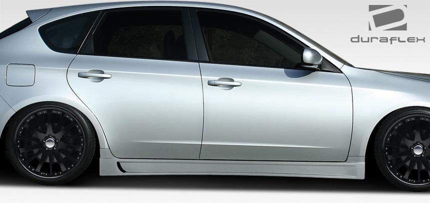 Extreme Dimensions Duraflex C-Speed 3 Side Skirts Rocker Panels - 2 Piece - 2008-2011 WRX