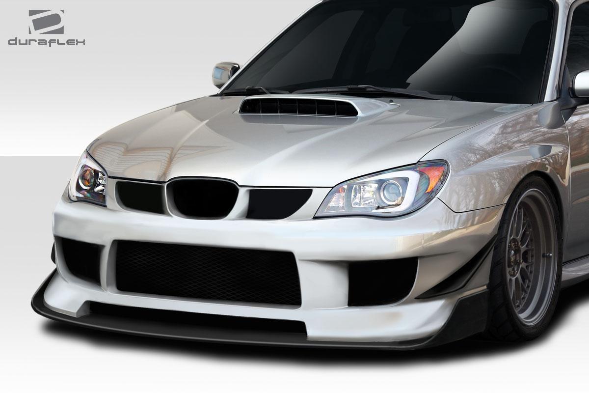 Extreme Dimensions Duraflex M-1 Sport Front Bumper Cover - 4 Piece ( Includes Canards) - 2006-2007 WRX STI
