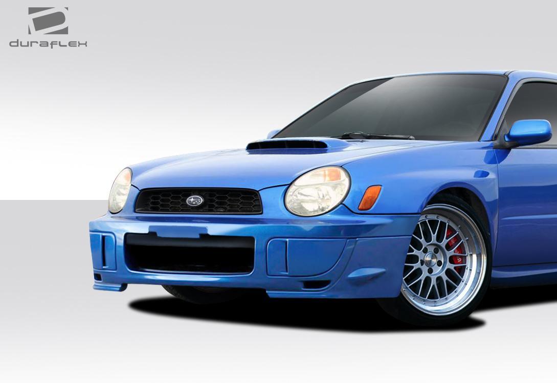 Extreme Dimensions Duraflex STI Look Front Bumper Cover - 1 Piece - 2002-2003 WRX
