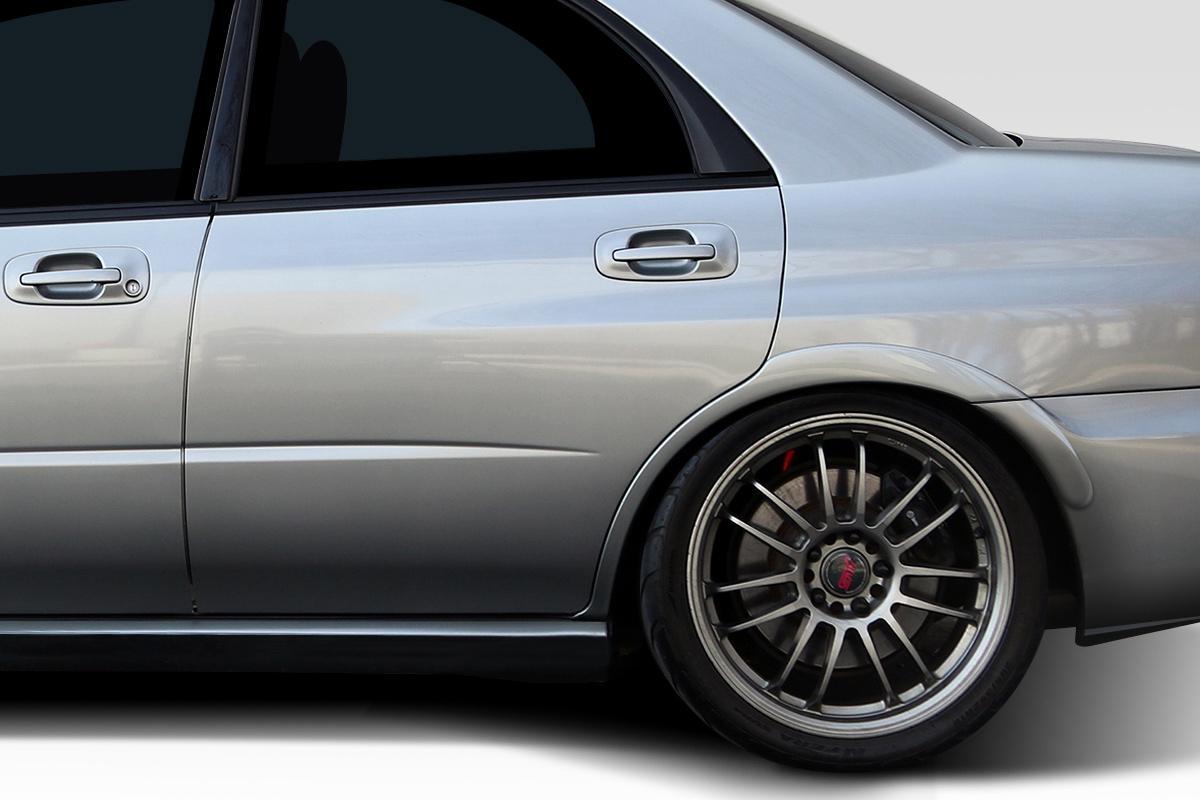 Extreme Dimensions Duraflex STI Look Rear Fender Flares - 4 Piece - 2002-2007 WRX STI