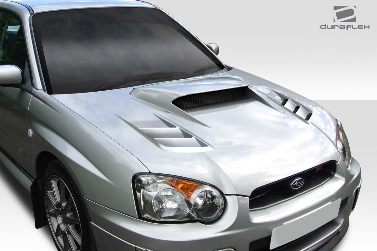 Extreme Dimensions Duraflex TS-1 Hood - 1 Piece - 2004-2005 WRX STI