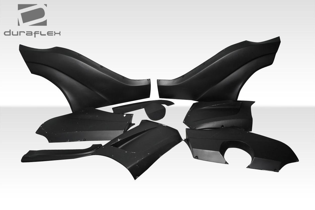 Extreme Dimensions Duraflex VRS Wide Body Rear Fender Flares - 9 Piece - 2015-2021 WRX STI