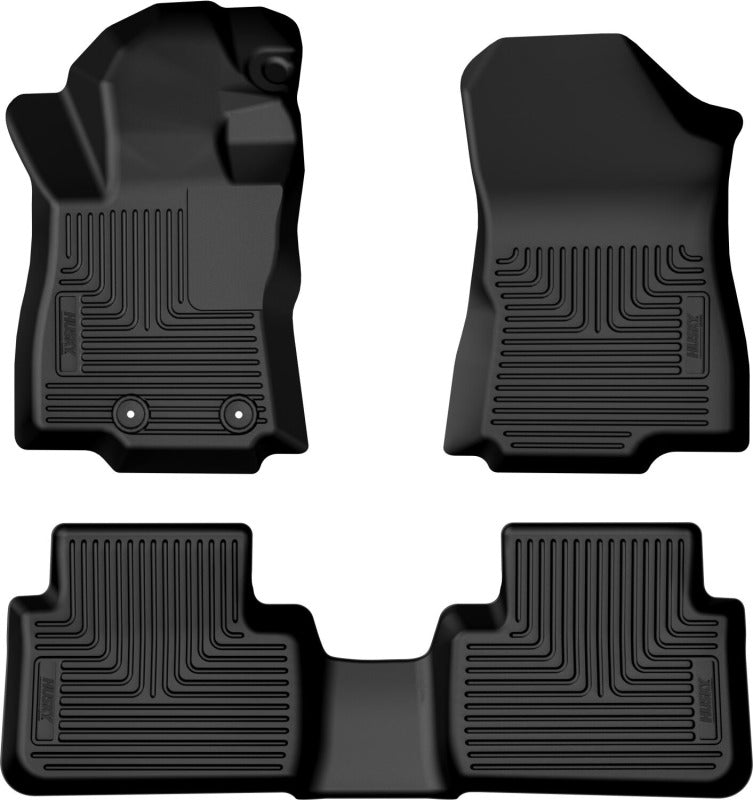 Husky Liners WeatherBeater Front & 2nd Row Floor Liners - Black - 2025-2026 Subaru Forester