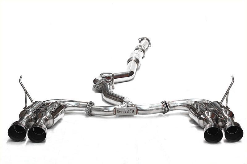 Invidia Gemini R400 Quad-Tip Cat-Back Exhaust - 2015-2021 Subaru WRX / STI