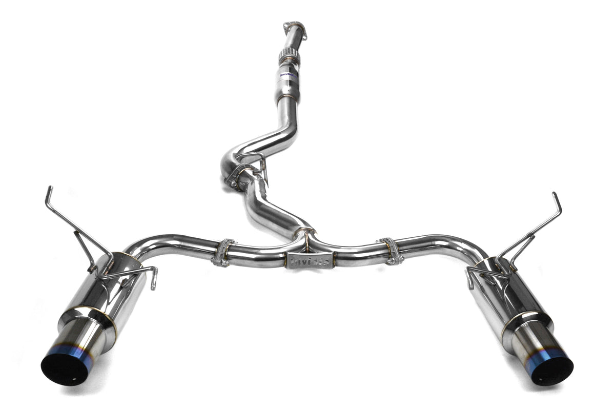 Invidia Dual N1 Titanium-Tip Cat-Back Exhaust - 2015-2021 Subaru WRX / STI
