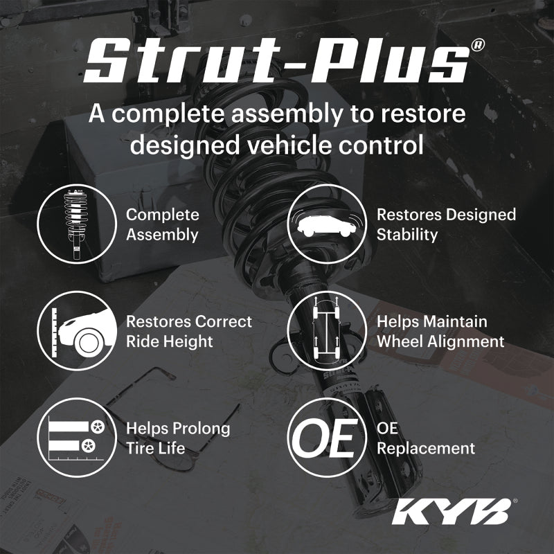 KYB Suspension Strut and Coil Spring Assembly - Front Right - 2015-2017 Subaru Legacy