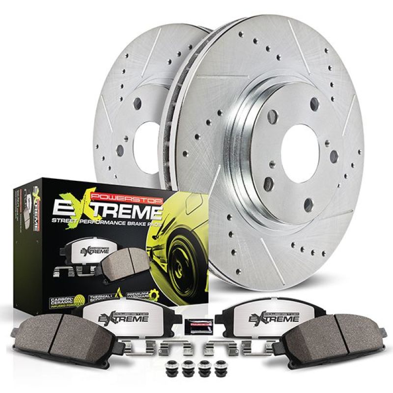 PowerStop Rear Z26 Street Brake Kit - 2019-2020 Subaru Ascent