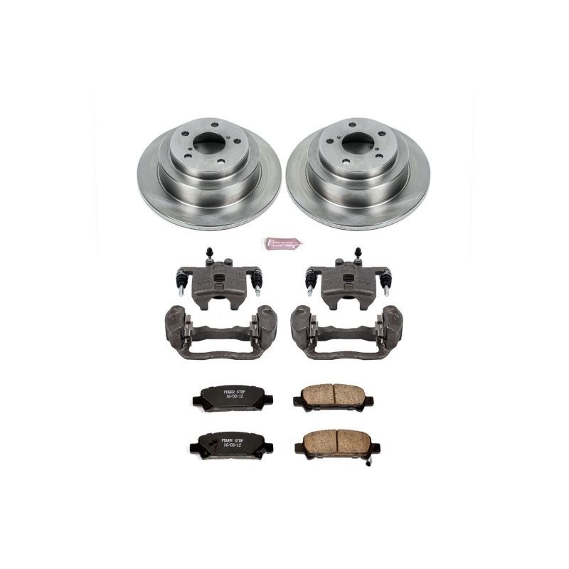 PowerStop Rear Autospecialty Brake Kit w/ Calipers - 1998-2003 Subaru Forester