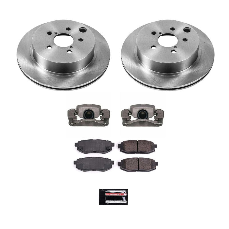 PowerStop Rear Autospecialty Kit w/ Calipers - 2014-2018 Subaru Forester