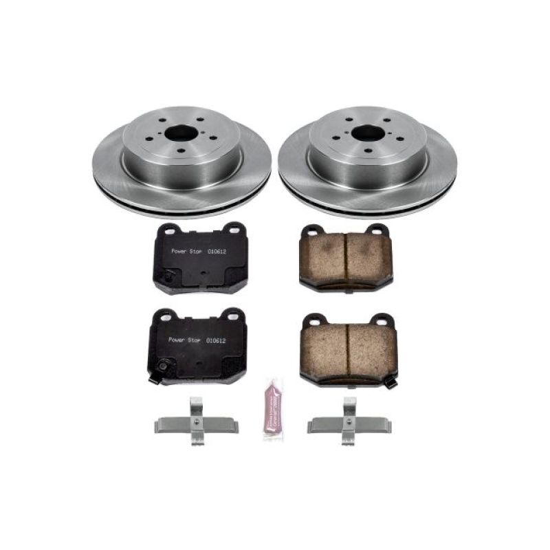 PowerStop Rear Autospecialty Brake Kit - 2005-2007 Subaru Impreza