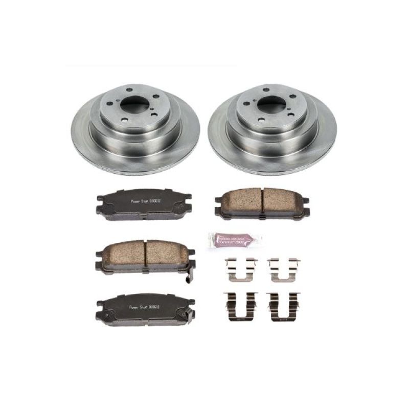 PowerStop Rear Autospecialty Brake Kit - 1993-1996 Subaru Impreza