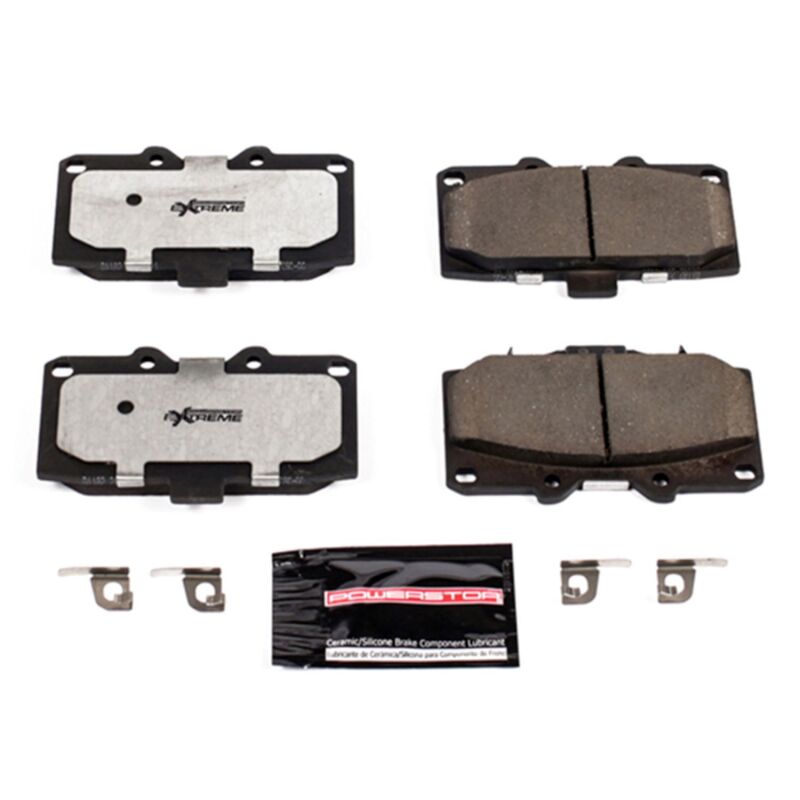 PowerStop Front Z26 Extreme Street Brake Pads w/ Hardware - 2006-2007 Subaru Impreza