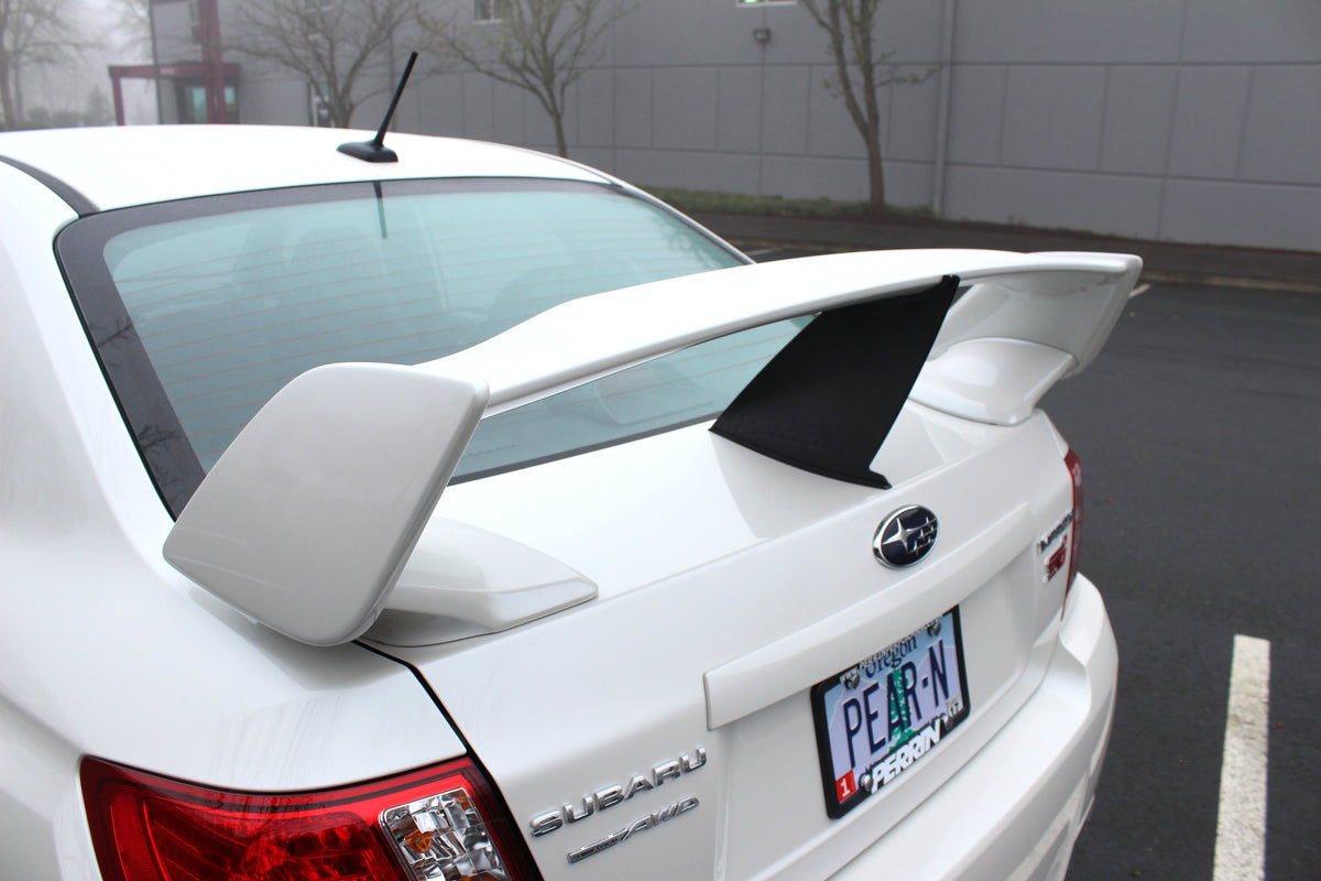 PERRIN Wing Stabilizer in Black (Sedan Only) for 2011-2014 Subaru STI