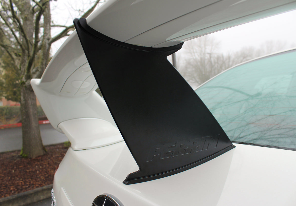 PERRIN Wing Stabilizer in Black (Sedan Only) for 2011-2014 Subaru STI